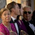La princesse Christina - Le couple royal des Pays-Bas lors d'un dîner officiel à Rome, à l'occasion de leur voyage de 4 jours en Italie. Le 21 juin 2017.