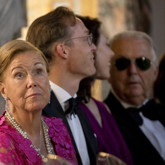 La princesse Christina - Le couple royal des Pays-Bas lors d'un dîner officiel à Rome, à l'occasion de leur voyage de 4 jours en Italie. Le 21 juin 2017.