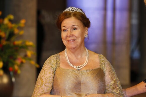 Princesse Christina - Diner de gala pour l'intronisation du roi Willem-Alexander des Pays-Bas a Amsterdam le 29 avril 2013.