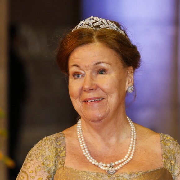 Princesse Christina - Diner de gala pour l'intronisation du roi Willem-Alexander des Pays-Bas a Amsterdam le 29 avril 2013.