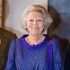 La princesse Beatrix des Pays-Bas assiste à la remise des oeillet d'argent au palais royal à Amsterdam aux Pays-Bas le 28 mai 2019.