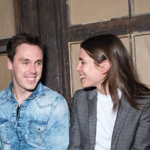 Camille Gottlieb, Louis Ducruet, Charlotte Casiraghi-Rassam et la princesse Stéphanie de Monaco - Défilé Alter Designs mode homme printemps-été 2020, le premier défilé de Pauline Ducruet dans le cadre de la Fashion Week de Paris à la Cartonnerie à Paris le 18 juin 2019. © Cyril Moreau/Bestimage