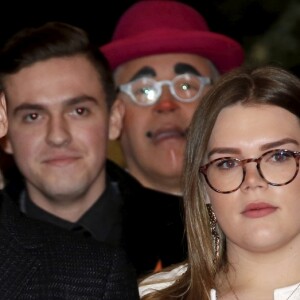 La princesse Stéphanie de Monaco, Louis Ducruet, Camille Gottlieb lors de la 43ème édition du festival international du cirque de Monte-Carlo le 18 janvier 2019. © Jean-François Ottonello / Nice Matin / Bestimage