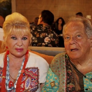 Exclusif - Ivana Trump, Massimo Gargia - Soirée Marcel Campion au restaurant La Bouillabaisse Plage de Saint-Tropez, France, le 7 août 2019. © Dylan Meiffret/Nice Matin/Bestimage