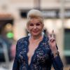 Semi-exclusif - Ivana Trump se promène avec une amie dans les rues de Saint-Tropez le 30 juin 2019. Elle vient d'annoncer son divorce avec Rossano Rubicondi. © Cyril Moreau/Bestimage