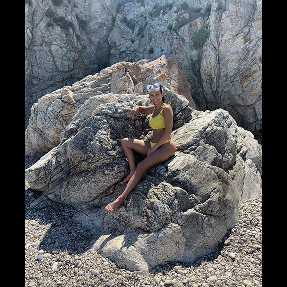 Kourtney Kardashian en Sardaigne. Août 2019.