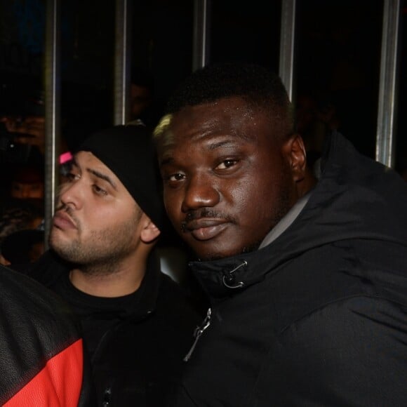 Exclusif - Le rappeur Booba fête son 41ème anniversaire au club Hobo et par la même occasion lance sa bouteille de Whisky nommée "Duc" à Paris le 12 décembre 2017. © Rachid Bellak/Bestimage