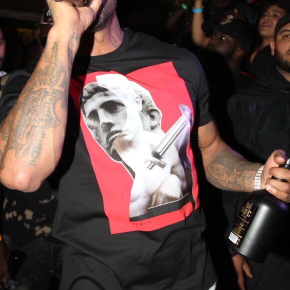 Exclusif Le rappeur Booba en concert pour la promotion de son D.U.C Whisky au Hobo club à Paris, France, le 22 octobre 2017. © Phiilippe Baldini/Bestimage