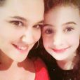 Magalie Vaé et sa fille Elia - Instagram, 25 décembre 2018