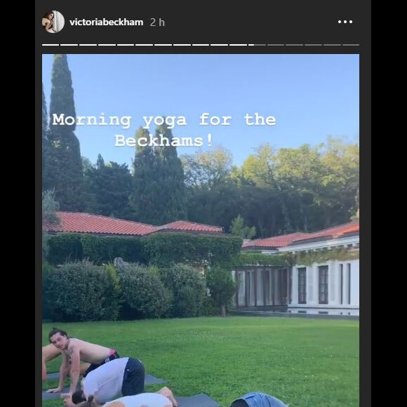 Victoria Beckham publie des photos de sa famille le 22 août 2019.