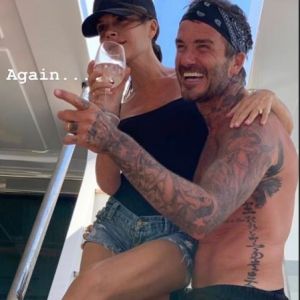 Victoria Beckham publie des photos de sa famille le 22 août 2019.