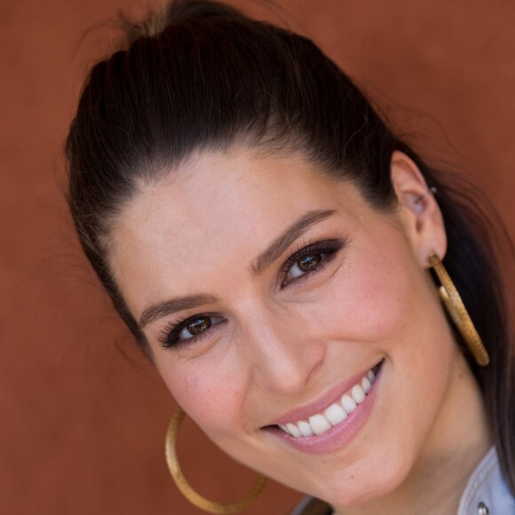 Laury Thilleman au village lors des internationaux de tennis de Roland Garros à Paris, France, le 1 juin 2019. © Jacovides-Moreau/Bestimage