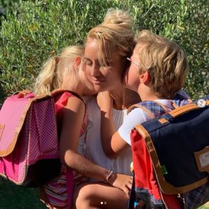 Elodie Gossuin avec ses jumeaux Joséphine et Léonard le 6 juillet 2019 sur Instagram.