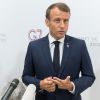 Le président de la République française Emmanuel Macron lors d'une conférence de presse pendant le sommet du G7 à Biarritz, France, le 25 août 2019. © Jacques Witt/Pool/Bestimage