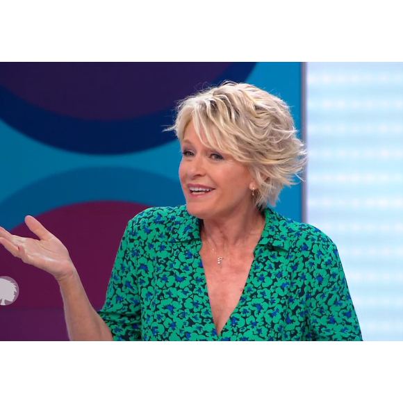 Sophie Davant lors de la dernière de "C'est au programme", le 5 juillet 2019