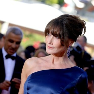 Carla Bruni Sarkozy à la première du film "Les Misérables" lors du 72e Festival International du Film de Cannes, le 15 mai 2019. © Jacovides-Moreau / Bestimage