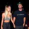 Brody Jenner, ex-mari de Kaitlynn Carter, et sa nouvelle petite amie Josie Canseco arrivent à l'Up & Down pour l'after party des MTV Video Music Awards. New York, le 26 août 2019.