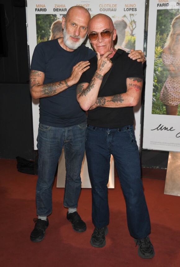 Les artiste Pierre et Gilles (le photographe Pierre Commoy et le peintre Gilles Blanchard) à l'avant-première du film "Une fille facile" au cinéma UGC Ciné Cité Les Halles à Paris, France, le 27 août 2019. © Coadic Guirec/Bestimage