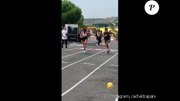 Rachel Legrain Trapani et Valentin Léonard s&#039;affrontent dans un sprint- 27 août 2019.