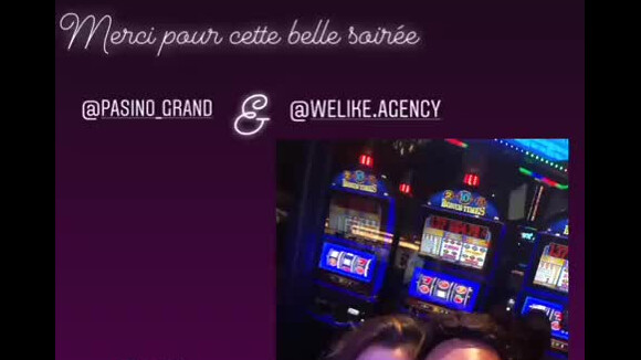 Rachel Legrain-Trapani et Valentin Léonard passent la soirée au casino, à Marseille- 27 août 2019.
