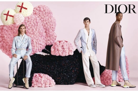 Le prince Nikolai de Danemark dans la campagne Dior Homme par Kaws, octobre 2018.