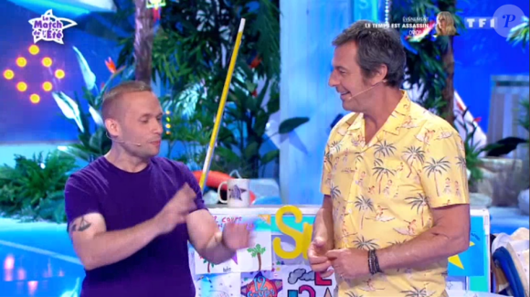 Sylvain parle de sa perte de poids dans "Les 12 Coups de midi", le 29 août, sur TF1