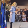 Brigitte Macron en visite à Azincourt, le 29 août 2019. Instagram, Tristan Bromet.