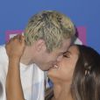 Pete Davidson et Ariana Grande - Photocall des MTV Video Music Awards 2018 au Radio City Music Hall à New York, le 20 août 2018.
