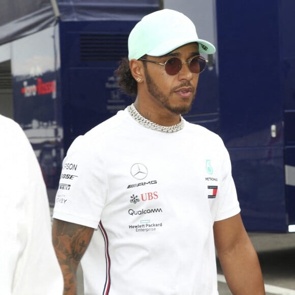 Lewis Hamilton au Grand Prix de Belgique le 29 août 2019.