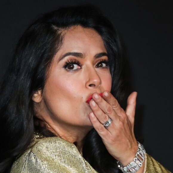 Salma Hayek à la soirée LACMA Art + Film en l'honneur de Catherine Opie et Guillermo Del Toro présentée par Gucci à Los Angeles, le 3 novembre 2018.