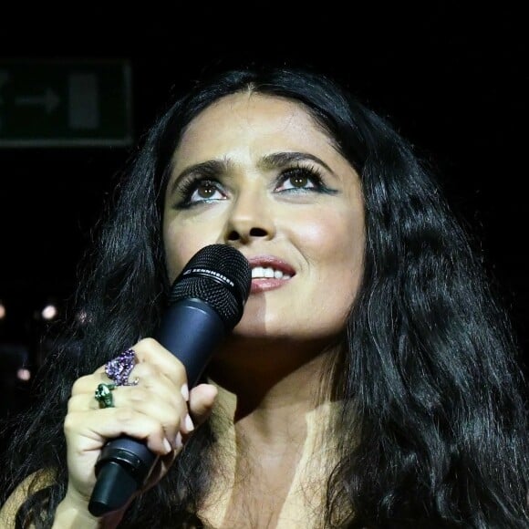 Salma Hayek - Soirée 'Franca Sozzani Award' lors de la 75e édition du Festival du Film International de Venise, la Mostra, le 2 septembre 2018.