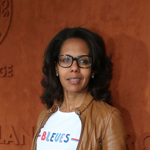 Audrey Pulvar - Célébrités dans le village des internationaux de France de tennis de Roland Garros à Paris, France, le 8 juin 2019. ©Jacovides-Moreau / Bestimage