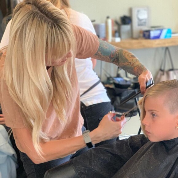 Carey Hart sur Instagram- Sa fille Willow se fait couper les cheveux- 9 septembre 2019.