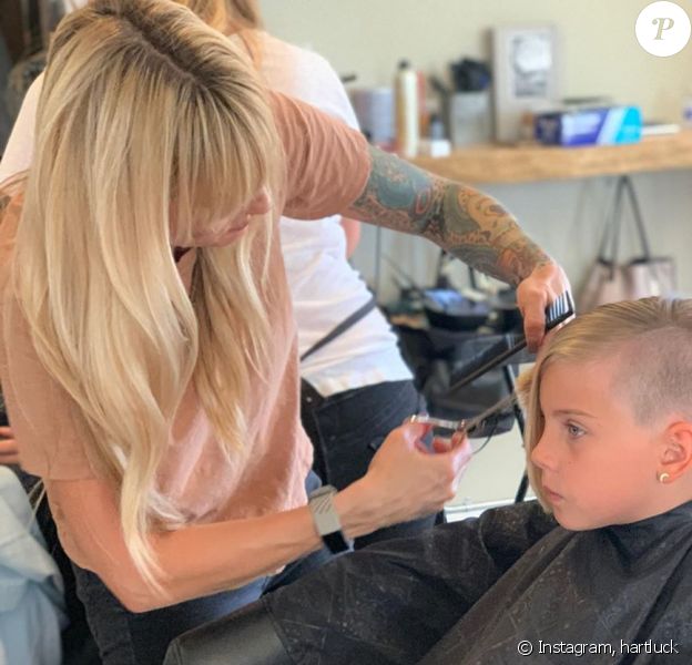 Carey Hart sur Instagram- Sa fille Willow se fait couper les cheveux- 9 septembre 2019.