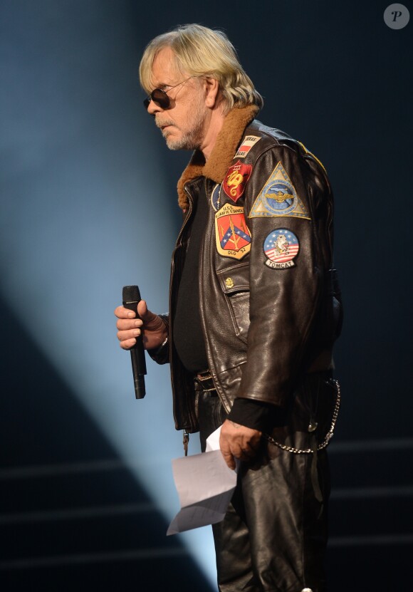 Le chanteur Renaud (Renaud Séchan) (Prix spécial de la Sacem) - Grand Prix Sacem 2018 à la salle Pleyel à Paris présenté par V. Dedienne, le 10 décembre 2018. © Veeren/Bestimage