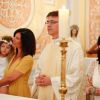 Mariage religieux en l'église de Villanova d' Alizée et Grégoire Lyonnet - Villanova le 18 juin 2016 © Olivier Huitel - Olivier Sanchez / Bestimage