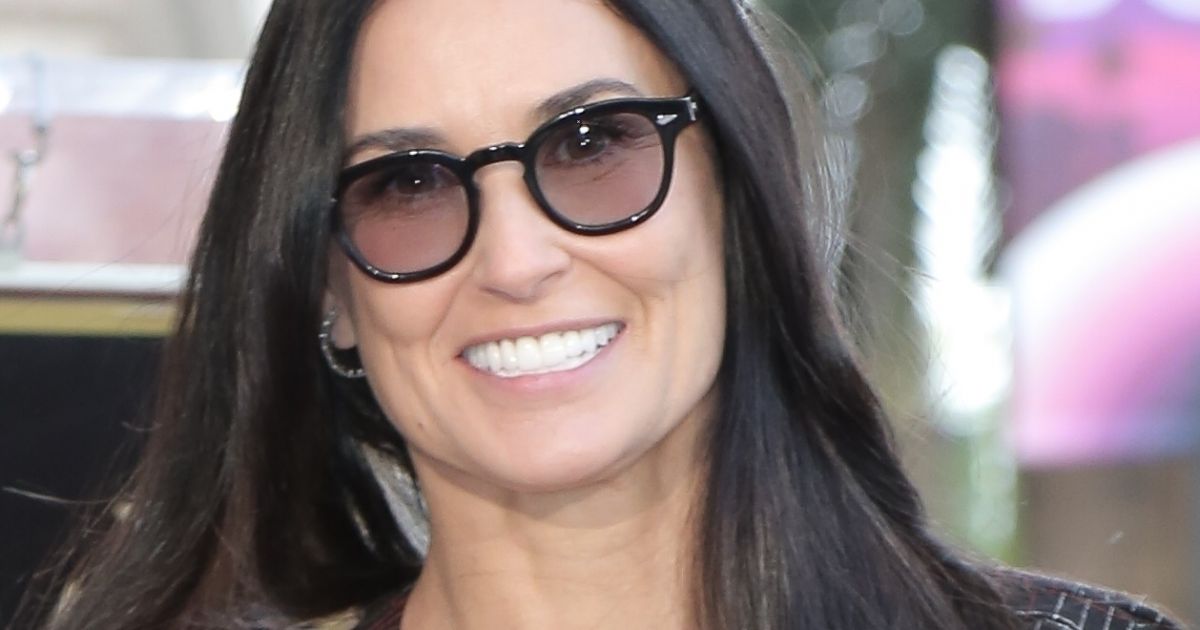 Demi Moore Lucy Liu reçoit son étoile sur le Walk Of Fame dans le