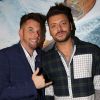 Le chef Norbert Tarayre (copropriétaire) et Kev Adams lors de la soirée d'inauguration du restaurant du groupe d'H.Gaouaoui et du chef N.Tarayre "Splash" au port Van Gogh, en bord de Seine à Asnières, France, le 12 septembre 2019. © Rachid Bellak/Bestimage
