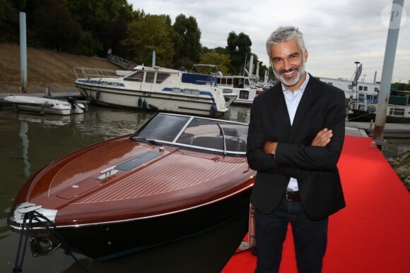 François Vincentelli lors de la soirée d'inauguration du restaurant du groupe d'H.Gaouaoui et du chef N.Tarayre "Splash" au port Van Gogh, en bord de Seine à Asnières, France, le 12 septembre 2019. © Rachid Bellak/Bestimage