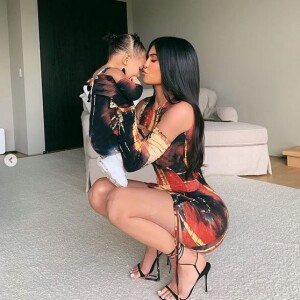 Kylie Jenner et sa fille Stormi. Juin 2019.