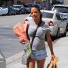 Christina Milian (enceinte) fait du shopping chez Little Moon à Studio City, Los Angeles, Californie, États-Unis, le 13 septembre 2019.