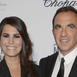 Karine Ferri et Nikos Aliagas - 4eme edition du "Global Gift Gala", copresidee par Eva Longoria et presentee par Nikos Aliagas, au George V a Paris le 13 mai 2013. Cette soiree en faveur de 3 associations: La fondation Eva Longoria, The Great Initiative et l'Association Gregory Lemarchal, a permis de recolter plus de 500 000 euros. Dans l'apres midi, David Beckham s'est vu remettre le prix Philantropist.