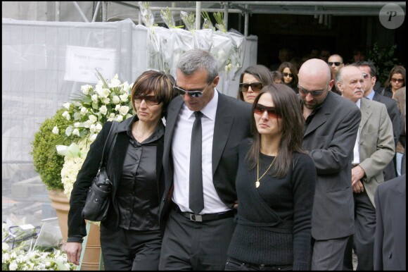 Les parents de Grégory Lemarchal et Karine Ferri en 2007 à Chambery. 