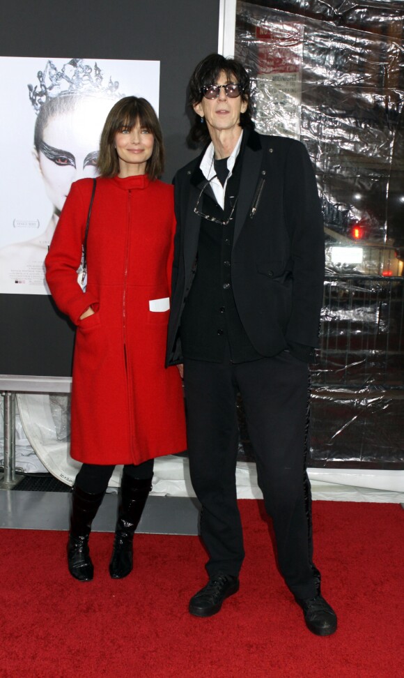 Ric Ocasek et Paulina Porizkova à la première de The Black Swan, à New York, en 2010