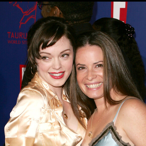 Rpse McGowan et Holly Marie Combs - 5e Annual Taurus World Stunt Awards, Paramount Pictures à Hollywood. Le 25 septembre 2005.