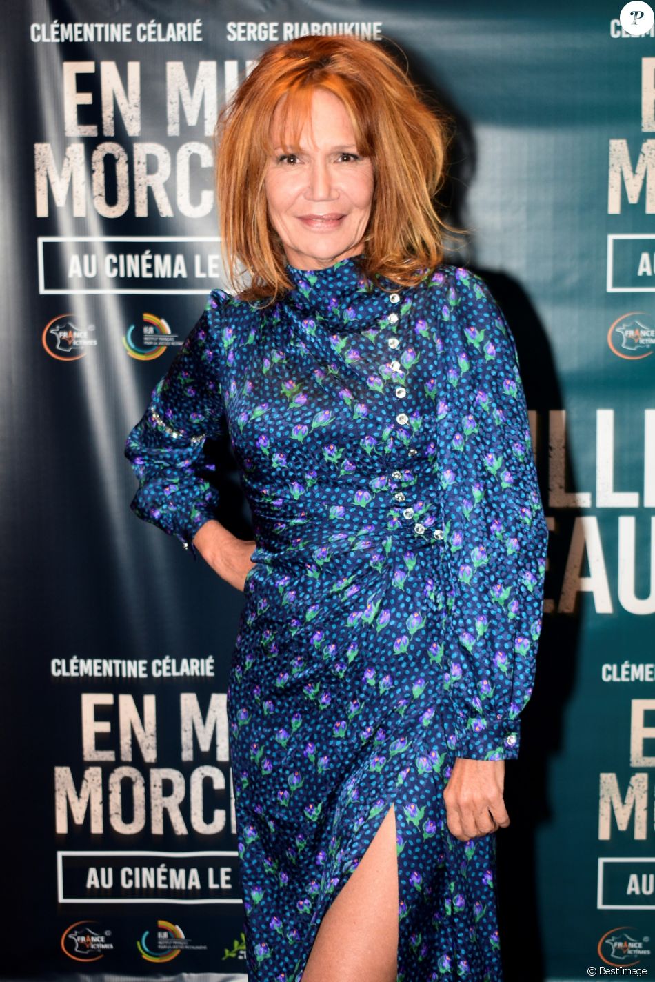 Clémentine Célarié - Avant-première du film &quot;En Mille Morceaux&quot; à Paris le 1er octobre 2018.