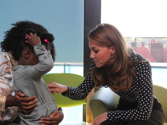 Kate Catherine Middleton, duchesse de Cambridge, en visite à la "House Children" et "Young People's Health and Development Centre" à Londres. Le 19 septembre 2019