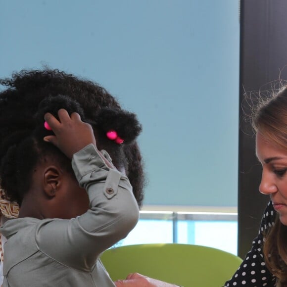 Kate Catherine Middleton, duchesse de Cambridge, en visite à la "House Children" et "Young People's Health and Development Centre" à Londres. Le 19 septembre 2019