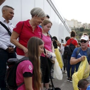 Exclusif - Le prince Albert II de Monaco a participé le 21 septembre 2019 à la première édition en principauté du World CleanUp Day, une opération de ramassage de déchets. © Jean-François Ottonello / Nice-Matin / Bestimage