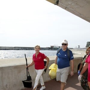 Exclusif - Le prince Albert II de Monaco a participé le 21 septembre 2019 à la première édition en principauté du World CleanUp Day, une opération de ramassage de déchets. © Jean-François Ottonello / Nice-Matin / Bestimage